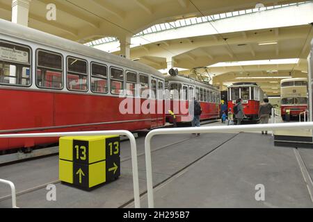 Verkehrsmuseum 'Remise' à Vienne, Österreich, Europa - Musée des transports et du tramway 'Remise' à Vienne, Autriche.Europe Banque D'Images