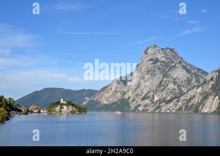 Ansicht von Traunkirchen am Traunsee, Salzkammergut, Österreich, Europa - vue de Traunkirchen sur Traunsee, Salzkammergut, Autriche, Europe Banque D'Images