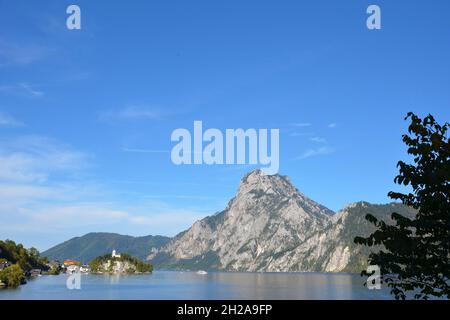 Ansicht von Traunkirchen am Traunsee, Salzkammergut, Österreich, Europa - vue de Traunkirchen sur Traunsee, Salzkammergut, Autriche, Europe Banque D'Images