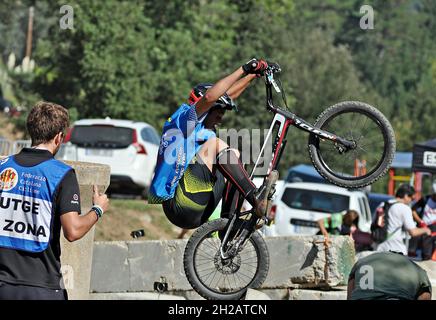 Barcelona Cup of Vallgorguina Trial Bikes, Barcelone, Catalogne, Espagne Banque D'Images