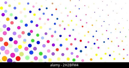 motif à pois colorés Banque D'Images