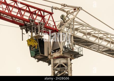 la grue de l'industrie de la construction en australie a été fermée pour inspection Banque D'Images