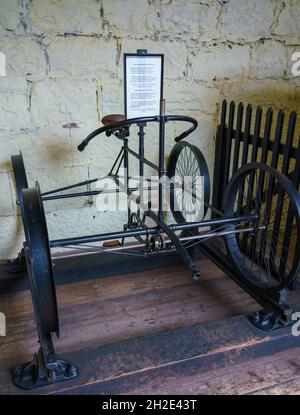 Transport et transport de trains industriels exposés au musée du château de Penrhyn, Bangor Wales, Royaume-Uni Banque D'Images