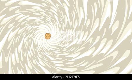 Design d'arrière-plan fait de spirales colorées.Web site design, papier peint de bureau.Vecteur art Illustrator eps 8 Illustration de Vecteur