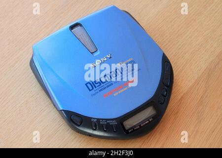 Lecteur CD portable de 1999 Banque D'Images