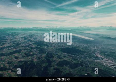 Vue sur Zurich en Suisse Banque D'Images