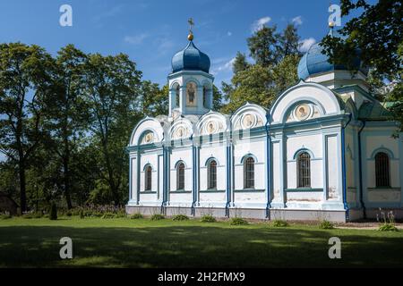 Transfiguration de l'Église orthodoxe du Christ - Cesis, Lettonie Banque D'Images