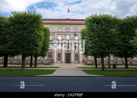 Palais de justice - Conseil des ministres letton et Cour suprême - Riga, Lettonie Banque D'Images