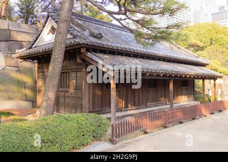 Doshin Bansho guardhouse du château d'Edo à Tokyo Banque D'Images