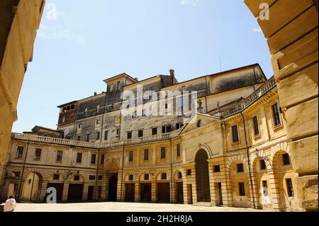 urope, Italie, Lombardie, Palazzo Ducale dei Gonzaga sur la piazza Sordello à Mantua. Banque D'Images