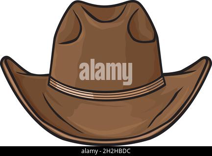Cowboy hat vector illustration Illustration de Vecteur