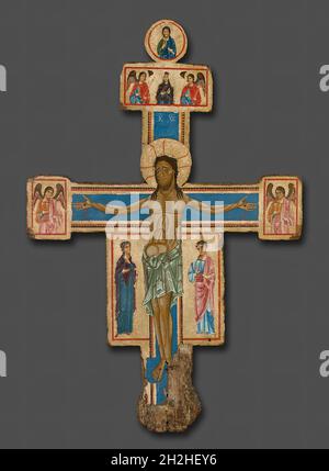 Crucifix, 1230/40. Banque D'Images