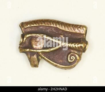 Eye of Horus (Wedjat) Amulet, Égypte, période Ptolemaic (305-30 BCE). Banque D'Images