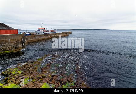 Le port - John O'Groats, Caithness, région des Highlands, Écosse, Royaume-Uni - 18 juillet 2021 Banque D'Images