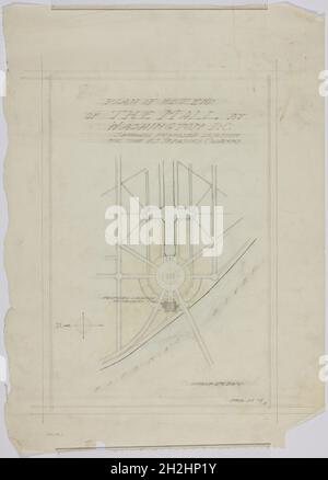 Potomac Round point, Washington D.C., Sketches, 1909. Banque D'Images