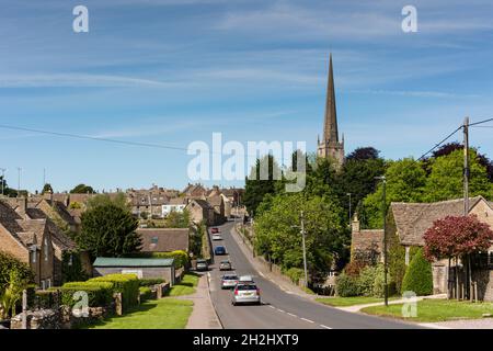 Église Sainte-Marie-la-Vierge, Tetbury, Gloucestershire, Royaume-Uni Banque D'Images