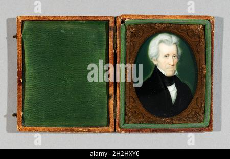 Général Andrew Jackson, c.1840. Copie après Miner Kilbourne Kellogg. Banque D'Images