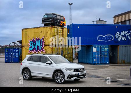 VW Tiguan eHybrid photo Anders Wiklund / TT code 10040 Banque D'Images