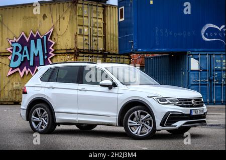 VW Tiguan eHybrid photo Anders Wiklund / TT code 10040 Banque D'Images