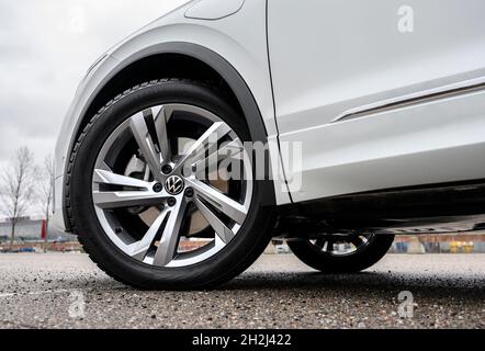 VW Tiguan eHybrid, roues photo Anders Wiklund / TT code 10040 Banque D'Images