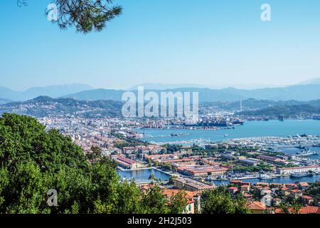 Vue sur la Spezia, italie Banque D'Images