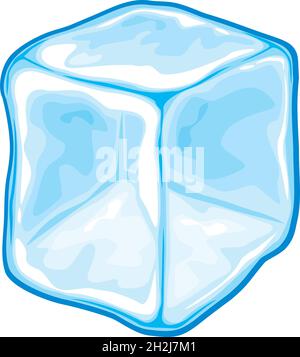 Illustration du vecteur du cube ICE Illustration de Vecteur