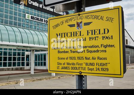 Le Cradle of Aviation Museum commémore l'histoire des vols de long Island, New York, USA 2021 Banque D'Images