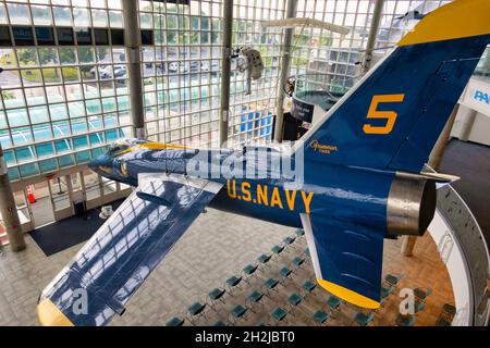 Le Cradle of Aviation Museum commémore l'histoire des vols de long Island, New York, USA 2021 Banque D'Images