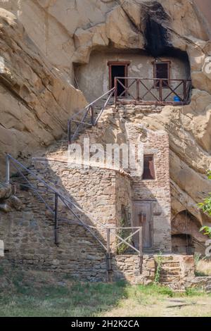 Monastère de Lavra au complexe monastique Davit Gareja, Géorgie Banque D'Images