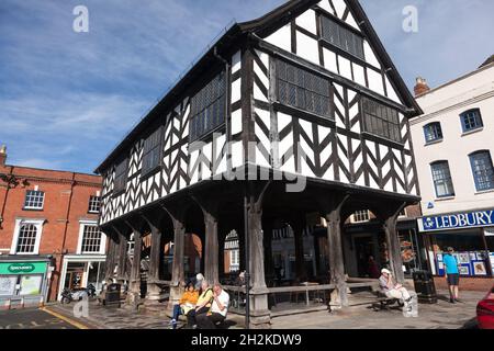 The Market House, Ledbury, Herefordshire Banque D'Images