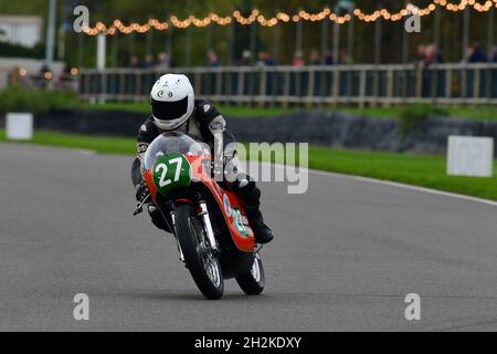 Une Harley Davidson à deux temps, suite à l'achat d'Aermacchi, Tom Snow, Harley Davidson RR250, Hailwood Trophée pour deux temps 250cc et 350cc b Banque D'Images