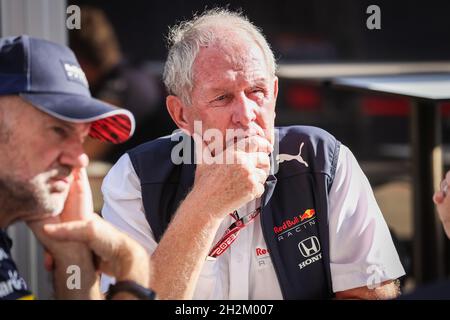 Austin, États-Unis.22 octobre 2021.MARKO Helmut (aut), pilote¤â„© Manager de Red Bull Racing, portrait pendant la Formule 1 Aramco Grand Prix des Etats-Unis 2021, 17e ronde du Championnat du monde de Formule 1 2021 de la FIA du 21 au 24 octobre 2021 sur le circuit des Amériques, à Austin, Texas,Etats-Unis d'Amérique - photo Antonin Vincent / DPPI crédit: DPPI Media/Alay Live News Banque D'Images