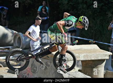 Barcelona Cup of Vallgorguina Trial Bikes, Barcelone, Catalogne, Espagne Banque D'Images