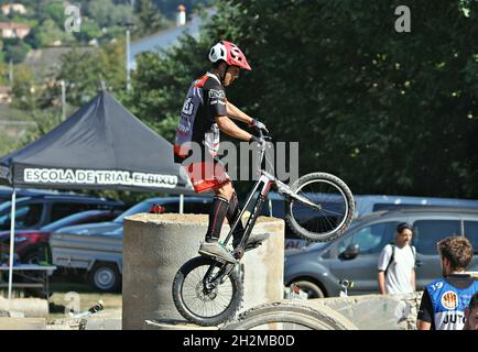 Barcelona Cup of Vallgorguina Trial Bikes, Barcelone, Catalogne, Espagne Banque D'Images