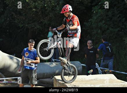 Barcelona Cup of Vallgorguina Trial Bikes, Barcelone, Catalogne, Espagne Banque D'Images