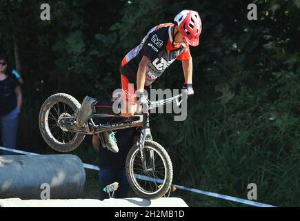 Barcelona Cup of Vallgorguina Trial Bikes, Barcelone, Catalogne, Espagne Banque D'Images