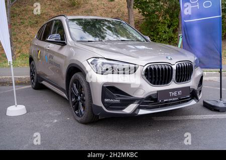 Galati, Roumanie - 15 septembre 2021 : nouvelle BMW X1 2021 Banque D'Images