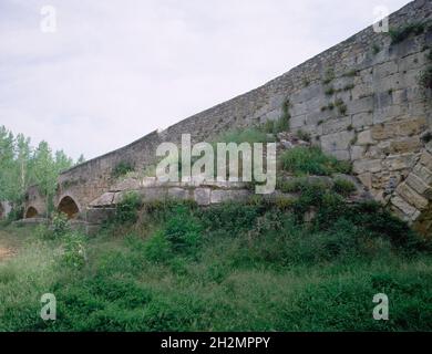 PUENTE ROMANO DE TALAMANCA DEL JARAMA.Emplacement : EXTÉRIEUR.TALAMANCA DEL JARAMA.MADRID.ESPAGNE. Banque D'Images