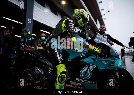 Misano, Italie.23 octobre 2021.23.10.2021, Misano World circuit Marco Simoncelli, Misano, Grand Prix de Saint-Marin 2021, sur la photo Valentino Rossi (ITA # 46), Petronas Yamaha SRT/dpa/Alay Live News Banque D'Images