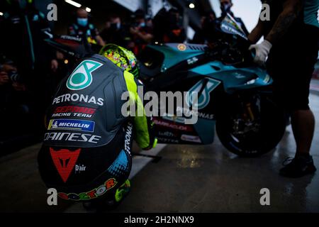 Misano, Italie.23 octobre 2021.23.10.2021, Misano World circuit Marco Simoncelli, Misano, Grand Prix de Saint-Marin 2021, sur la photo Valentino Rossi (ITA # 46), Petronas Yamaha SRT/dpa/Alay Live News Banque D'Images