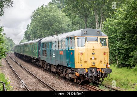 BR classe 31 N° 31430 'Sister Dora', Eridge, Spa Valley Railway Banque D'Images