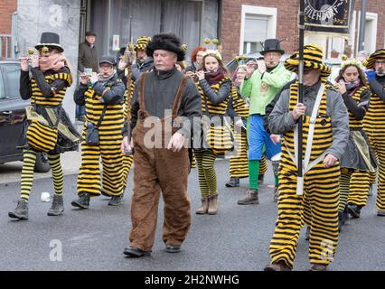 Aachen - Eilendorf: Umzug am Karnevals Sonntag 2019 Banque D'Images