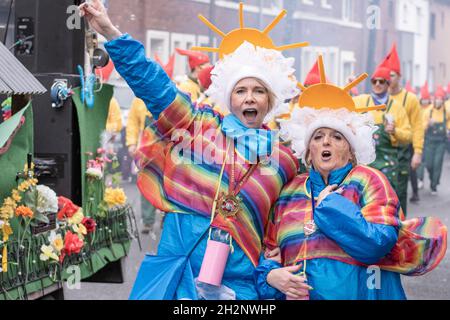 Aachen - Eilendorf: Umzug am Karnevals Sonntag 2019 Banque D'Images