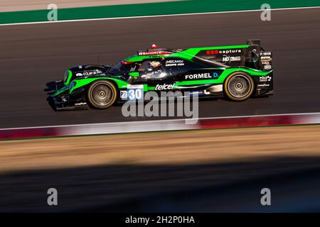 30 Gommendy Tristan (FRA), Binder Rene (aut), Rojas Memo (mex), DuReine Team, Oreca 07 - Gibson, action pendant les 2021 4 heures de Portimao, 5e tour de la série européenne le Mans 2021, du 21 au 24 octobre 2021 sur le circuit international de l'Algarve, à Portimao, Portugal - photo :Joao Filipe/DPPI/LiveMedia Banque D'Images