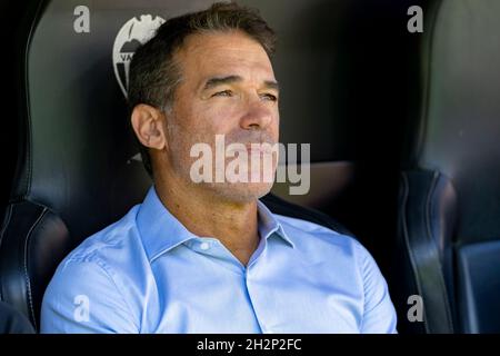 Valence, Espagne.23 octobre 2021.Luis Garcia du RCD Mallorca vu pendant l'espagnol la Liga, match de football entre Valencia CF et RCD Mallorca au stade de Mestalla à Valence.(score final; Valencia CF 2:2 RCD Mallorca) (photo de Xisco Navarro/SOPA Images/Sipa USA) crédit: SIPA USA/Alay Live News Banque D'Images