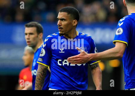 Liverpool, Royaume-Uni.23 octobre 2021.Allan d'Everton lors du match de la Premier League entre Everton et Watford à Goodison Park le 23 octobre 2021 à Liverpool, en Angleterre.(Photo de Tony Taylor/phcimages.com) Credit: PHC Images/Alamy Live News Banque D'Images