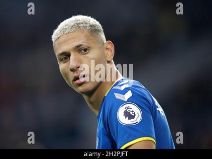 Goodison Park, Liverpool, Royaume-Uni.23 octobre 2021.Premier League football, Everton contre Watford; Richarlison of Everton Credit: Action plus Sports/Alamy Live News Banque D'Images