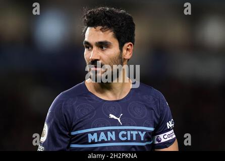 Ilkay Gundogan de Manchester City lors du match de la Premier League au stade AMEX, Brighton.Date de la photo: Samedi 23 octobre 2021. Banque D'Images