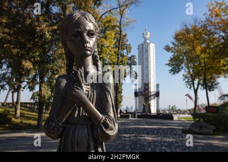 Kiev, Ukraine - 6 octobre 2021: Holodomor victimes Memorial Complex en Ukraine. Banque D'Images