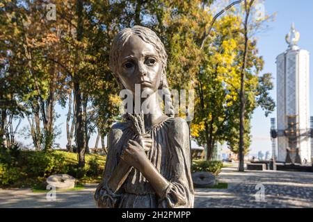 Kiev, Ukraine - 6 octobre 2021: Holodomor victimes Memorial Complex en Ukraine. Banque D'Images